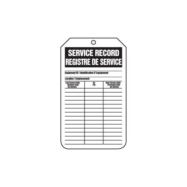 Accuform RP-Plastic, 3-1/4 in Width, 3/8 in Height, , 25 PK - TCF469PTP