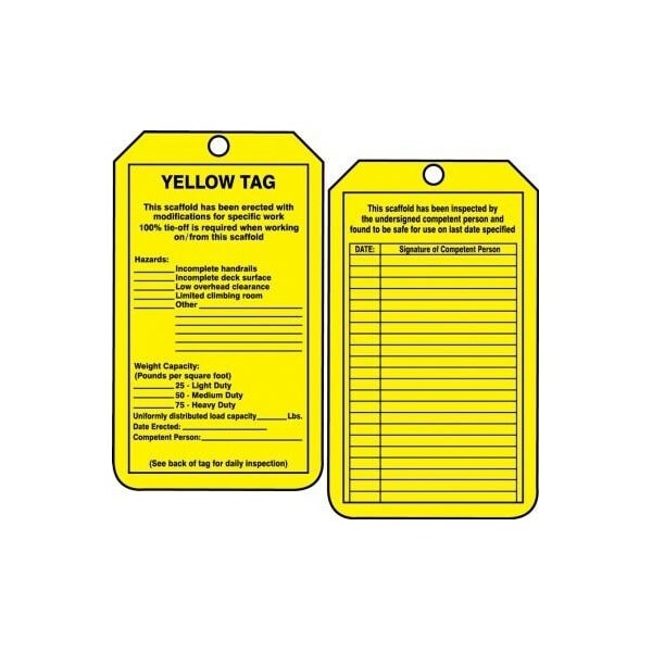 Accuform Danger, RP-Plastic, 3-1/4 in Width, 3/8 in Height, , 5 PK - TRS208PTM