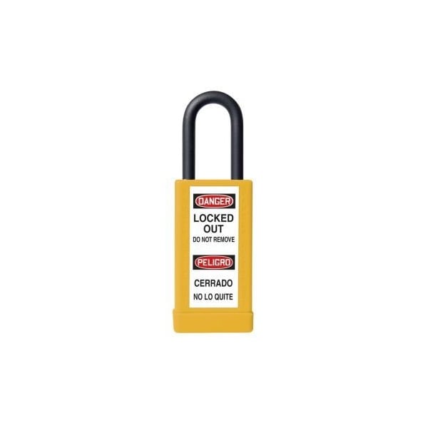 Accuform BRASS BODY PADLOCKS BODY HEIGHT KDL451YL - KDL451YL