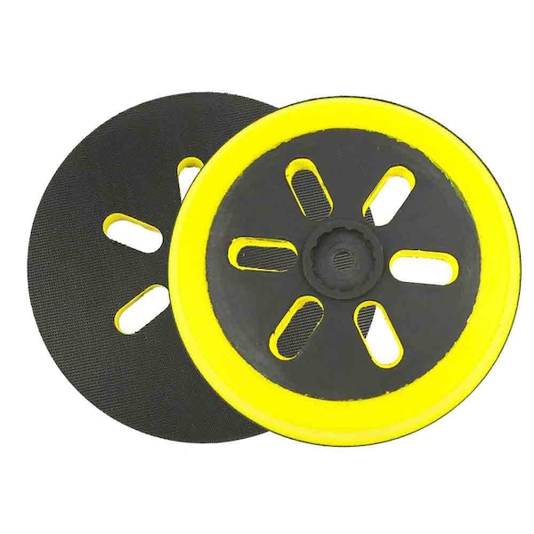 Superior Pads And Abrasives Sander Pad - Medium (Hook & Loop, 6 Vacuum Holes, 6 Inch) Replaces Bosch 2610917411 - RSP47