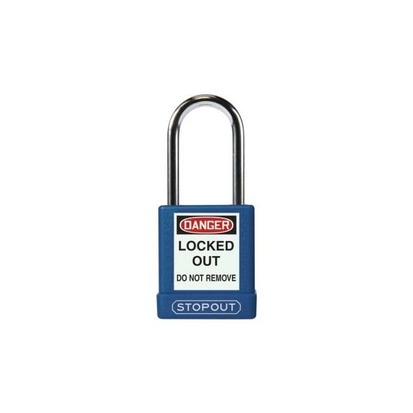 Accuform STOPOUT PLASTIC BODY ALUMINUM KDL816BU - KDL816BU