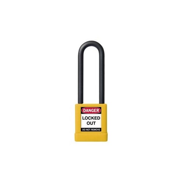 Accuform BRASS BODY PADLOCKS BODY HEIGHT 1 KDL452YL - KDL452YL