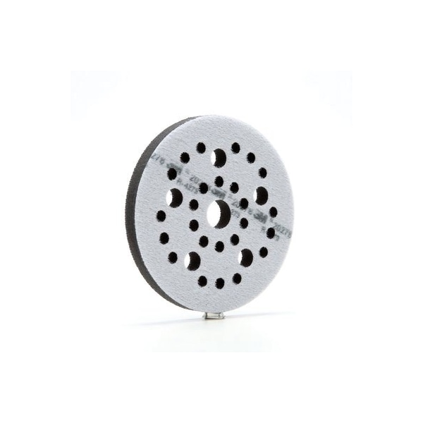 3M Cln Sndng Soft Interface Disc Pad 20278, 5 in x 1/2 in x 3/4 in Multihole - 7100006170
