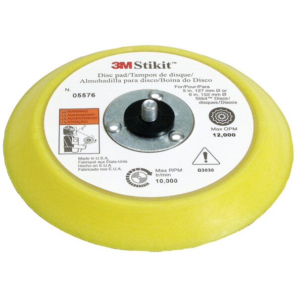 3M 3M Abrasive Disc Back-up Pad 05582, Dust Free, 8 in, 1/Case - 5582