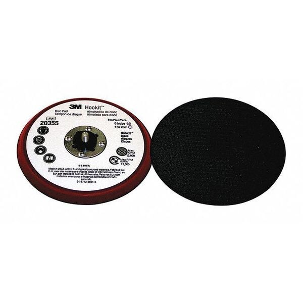 3M Low Profile Dsc Pad 20355, 6inx3/8inx5/16-24 Extrnl, 10/pk - 20355