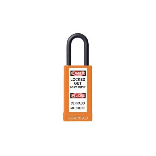Accuform STOPOUT PLASTIC BODY ALUMINUM KDL705OR - KDL705OR
