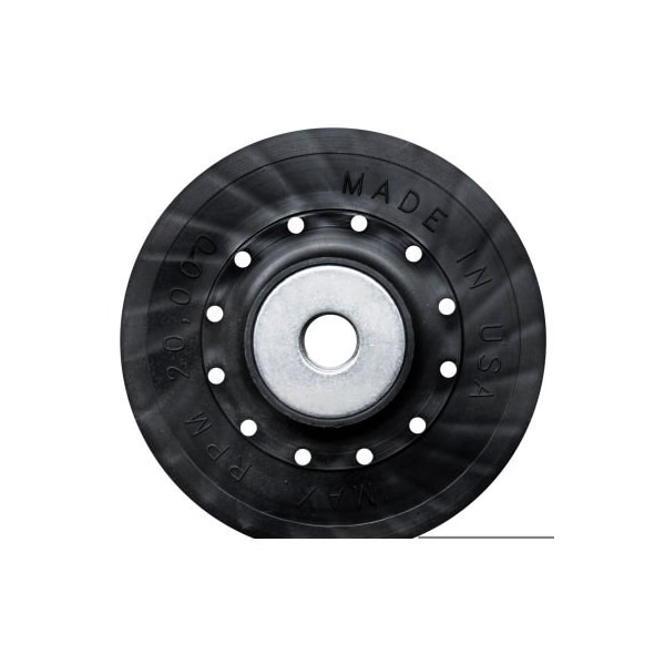 Century Drill & Tool Century Drill 77155 Backing Pad for Resin Fiber Discs 5/8" 11 Arbor 5" Dia. - 77155