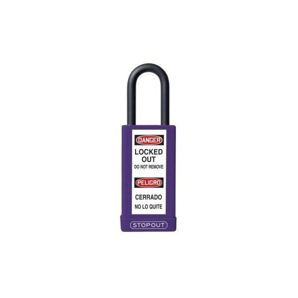 Accuform STOPOUT PLASTIC BODY ALUMINUM KDL716PR - KDL716PR