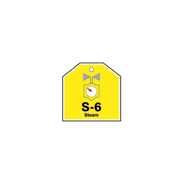 Accuform Caution, RP-Plastic, 3-7/8 in Width, 3/8 in Height, , 5 PK - TDJ106XVM