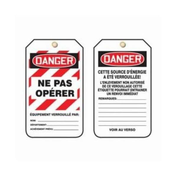 Accuform Adhesive Dura-Poly, 3 in Width, 0.025 in Height, , 25 PK - TCF225PTP
