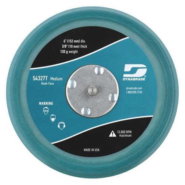 Dynabrade Disc Backup Pad, 6" Dia., Max. 13,000 RPM - 54327