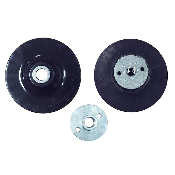 Superior Pads And Abrasives 7 Inch Angle Grinder Backing Pad for Resin Fiber Disc with 5/8 Inch-11 Locking Nut - BP70