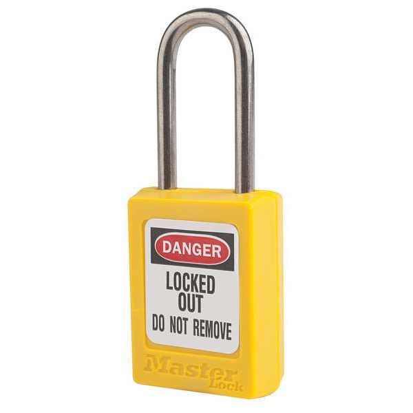 Master Lock Lockout Padlock, KA, Yellow, 1-13/16"H, PK12 - S31KAS12YLW