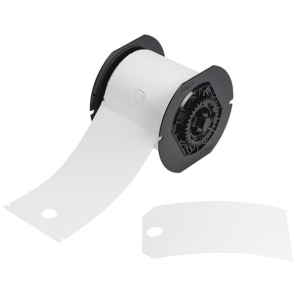 Brady Lockout Tags, 5-3/4" Label H, White - B30-255-851-WHT
