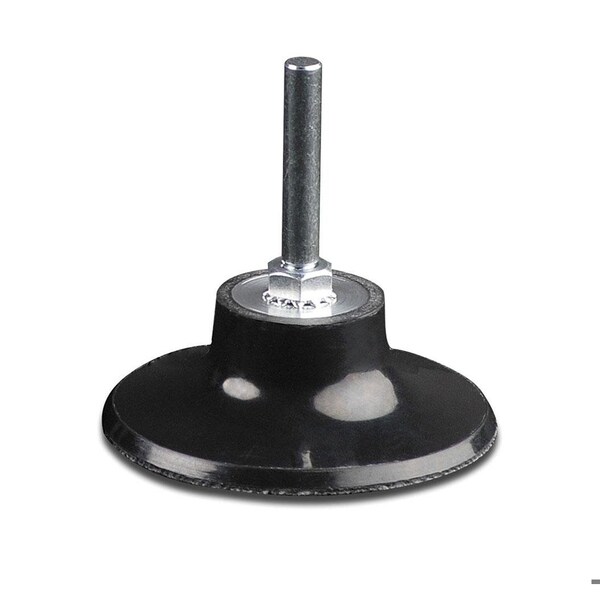 Cgw Abrasives Quick-Change Standard Turn-On Medium Density Holder Pad, 2 in Dia Pad - 59738