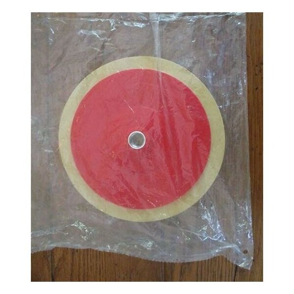 Schlegel Backing Plate, 7-1/4 in Dia, Hook and Loop Attachment, Plastic Pad, Black - 3704-LB