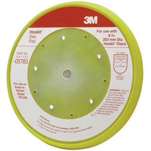 3M 3M Hookit Pad D/F, 05783, 8 in x 5 bolt hole - 7000119884