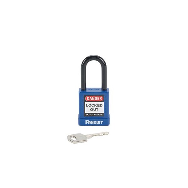 Panduit Safety Lockout Padlock, Body Color: Blue - PSL-8BU