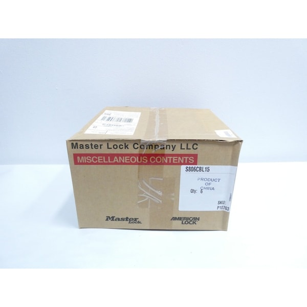 Master Lock ADJUSTABLE LOCK AND CABLE 15FT OTHER LOCKING DEVICE, 6PK - S806CBL15