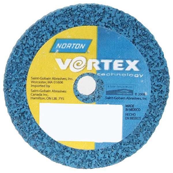 Norton Abrasives Unified Wheel, 2in dia., 1/4inW, 1/4in - 66261080270