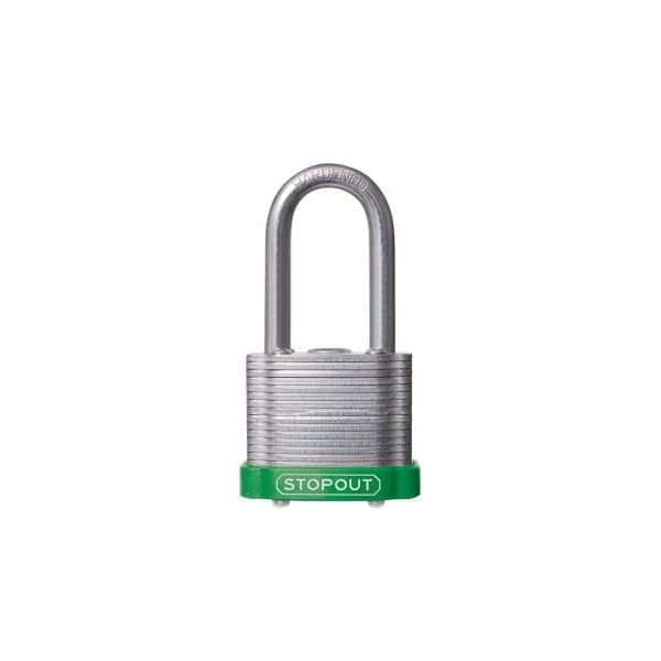 Accuform STOPOUT LAMINATED STEEL PADLOCKS KDL944GN - KDL944GN