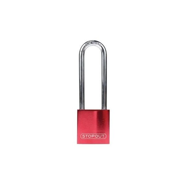 Accuform STOPOUT ANODIZED ALUMINUM KDL695RD - KDL695RD