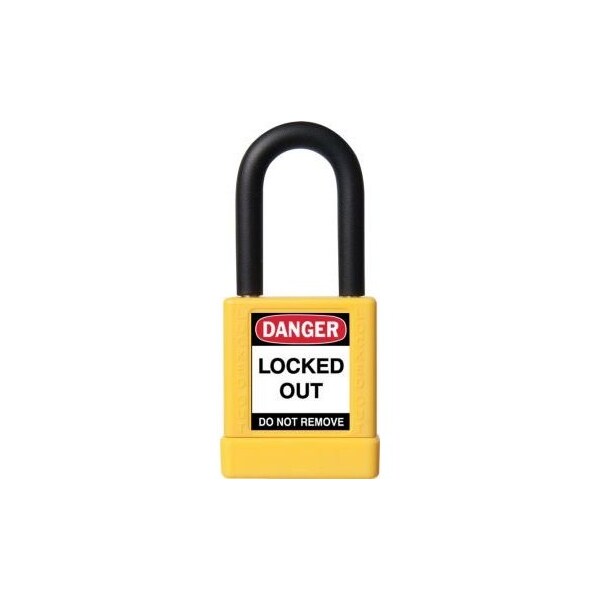 Accuform BRASS BODY PADLOCKS BODY HEIGHT 1 KDL450YL - KDL450YL