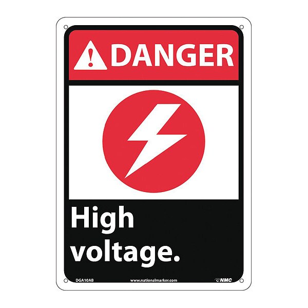 Nmc Danger High Voltage Sign - DGA10AB