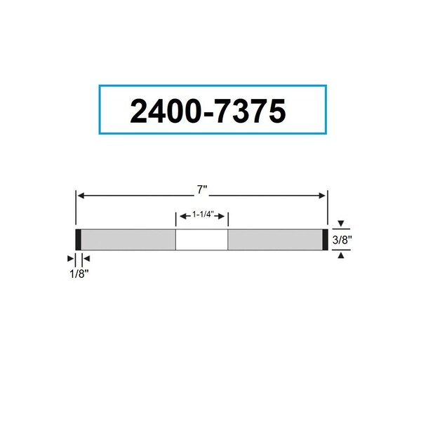 Hhip 7 X 3/8 X 1-1/4" D1A1 Diamond Wheel - 2400-7375