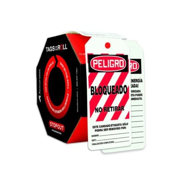 Accuform Danger, PF-Cardstock, 6-5/8 in Width, 3-5/8 in Height - SHTAR426