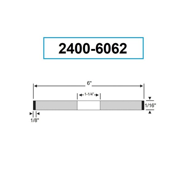Hhip 6 X 1/16 X 1-1/4" D1A1 Diamond Wheel - 2400-6062
