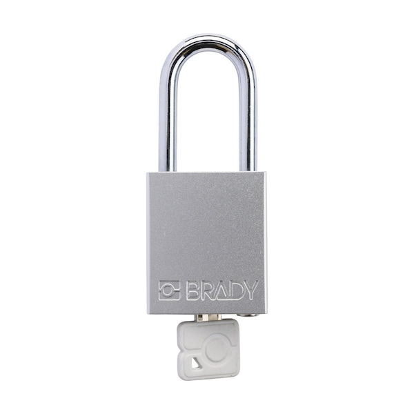 Brady Velocity Lockout Padlocks Aluminum 1.5in Shackle Clearance KD White - SDAL-WHT-38ST-KD