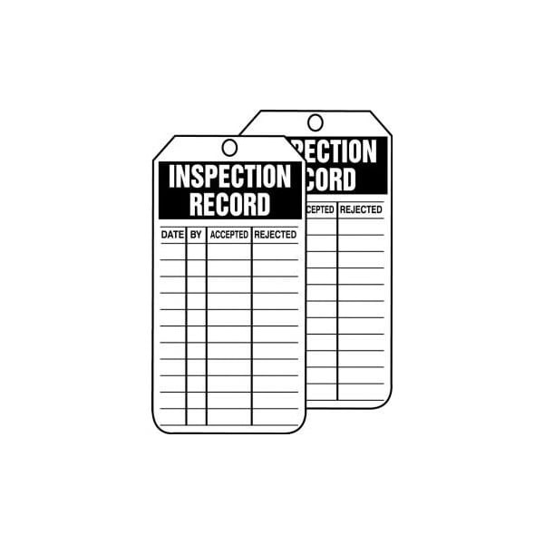 Accuform RP-Plastic, 3-1/4 in Width, 3/8 in Height, , 25 PK - TRS334PTP