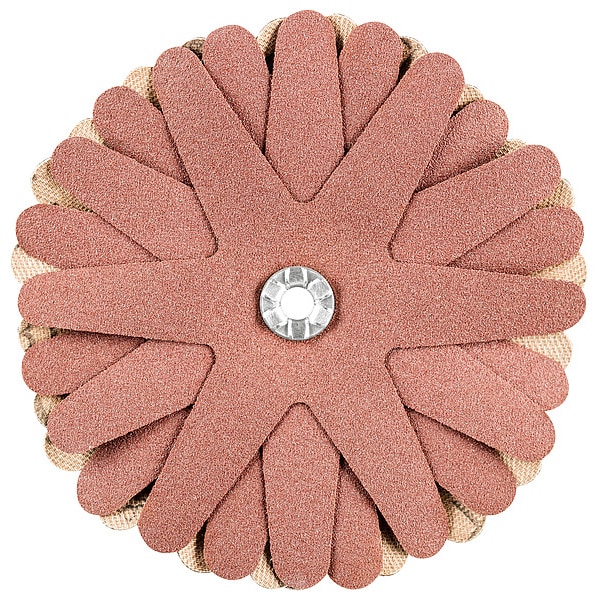 Pferd 3-1/2" POLISTAR-TUBE A/0 180 Grit - 5mm Bore, 8 Star Layers - 44037