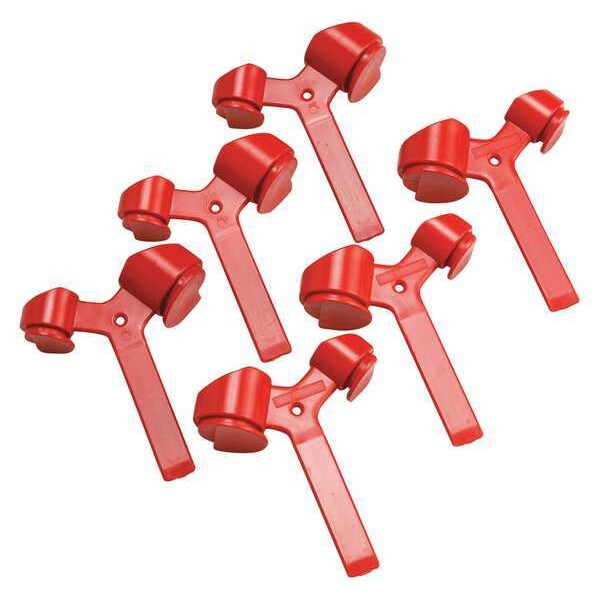 Brady Fuse Blockout Device, Plastic, 1/8 in Width, 3 5/16 in Height, , 6 PK - 65691