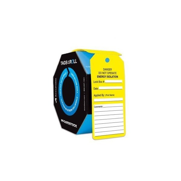 Accuform Danger, PF-Cardstock, 6-5/8 in Width, 3-5/8 in Height - TAR301