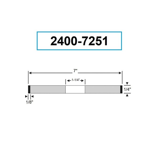 Hhip 7 X 1/4 X 1-1/4" D1A1 CBN Wheel - 2400-7251