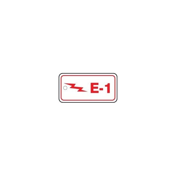 Accuform RP-Plastic, 3-1/4 in Width, 0.075 in Height, , 5 PK - TDF301VPM
