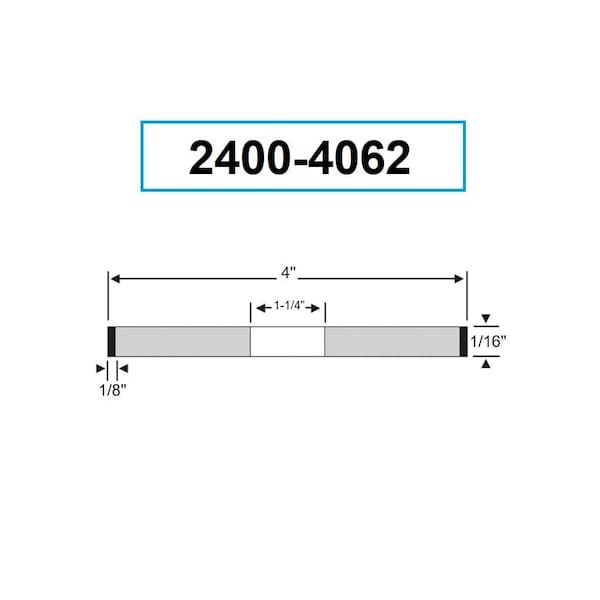 Hhip 4 X 1/16 X 1-1/4" D1A1 Diamond Wheel - 2400-4062