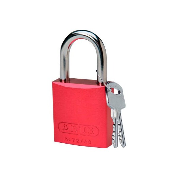 Brady Brady 99608 Aluminum Lockout Padlock, 1", Red - 99608