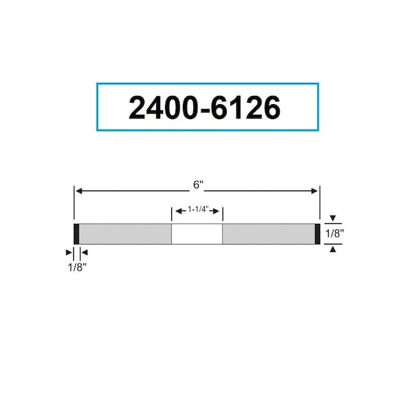 Hhip 6 X 1/8 X 1-1/4" D1A1 CBN Wheel - 2400-6126