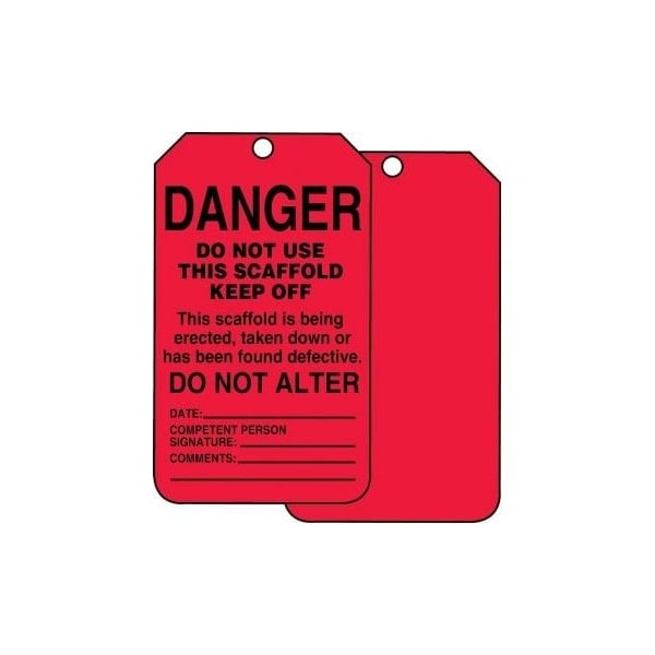 Accuform PF-Cardstock, 8 in Width, 0.05 in Height, , 25 PK - TSS101LTP