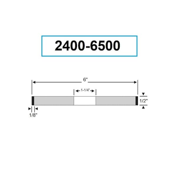 Hhip 6  X 1/2 X 1-1/4" D1A1 Diamond Wheel - 2400-6500