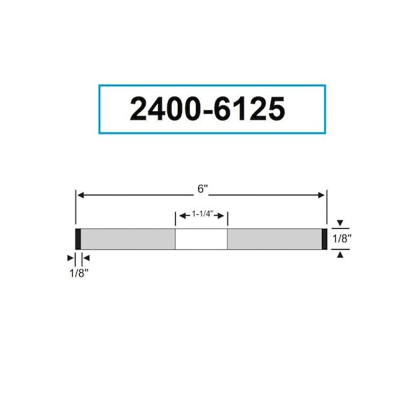 Hhip 6 X 1/8 X 1-1/4" D1A1 Diamond Wheel - 2400-6125