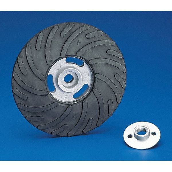United Abrasives/Sait SAIT 95011 Spiracool Backing Pads for Resin Fiber Discs, 4-1/2" Medium x 5/8", 1-Pack - 95011