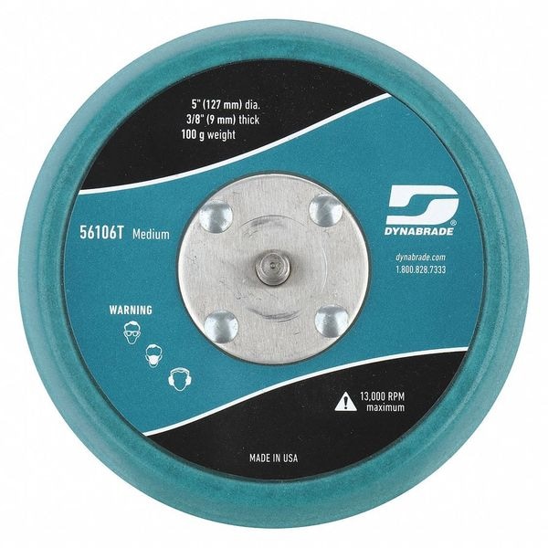 Dynabrade Disc Backup Pad, 5" Dia., Max. 13,000 RPM - 56106