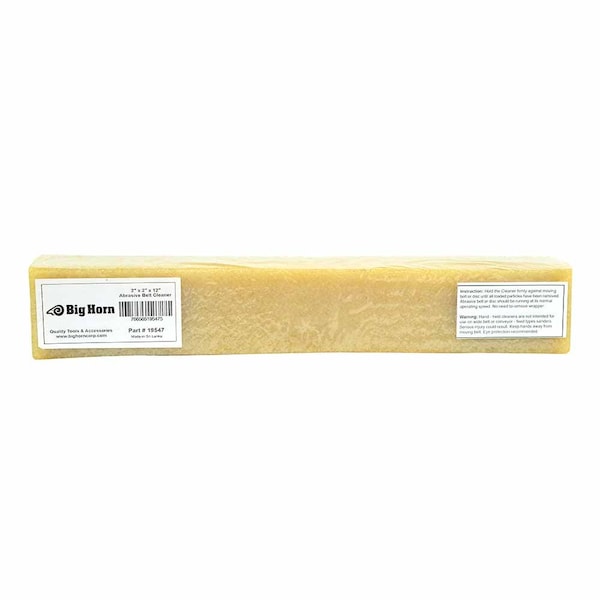 Big Horn 2 inch x 2 inch x 12 inch Abrasive Belt Cleaner - 19547