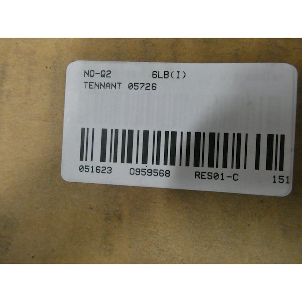 Tennant 0 Super Abrasive Disk Scrub Brush Assembly 16In Heavy Equipment - 5726