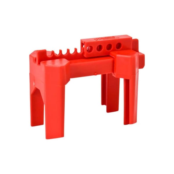 Brady Brady 4 Legged Ball Valve Lockout, 1/2in to 2-1/2in Diameter Pipe, Polypropylene - BS07A-RD