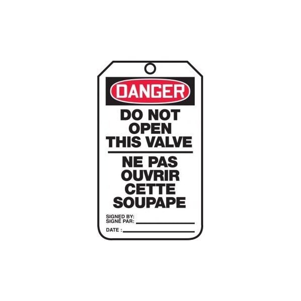 Accuform RP-Plastic, 3-1/4 in Width, 3/8 in Height, , 25 PK - TCF188CTP
